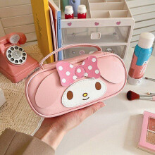 Sanrio Pio Kuromi Melodisi Large Capacity Type Pen Basket, Girl's Heart Station Extra Papyrus Type Basket,
