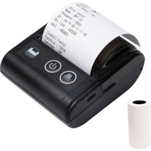 Fairy mobile mini thermal receipt printer - black color: black