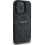Guess Guess PU Leather 4G Coloured Ring Case for iPhone 16 Pro Black 4