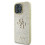Guess Guess Fixed Glitter Big 4G Logo Case for iPhone 16 Pro 6.3" Gold 1