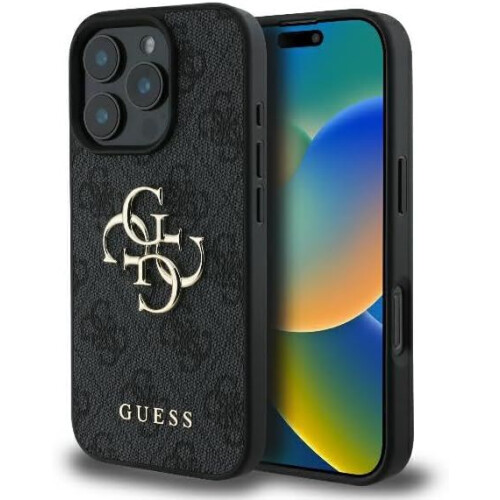 Guess Guess 4G Big Logo Case for iPhone 16 Pro Max 6.9" Black