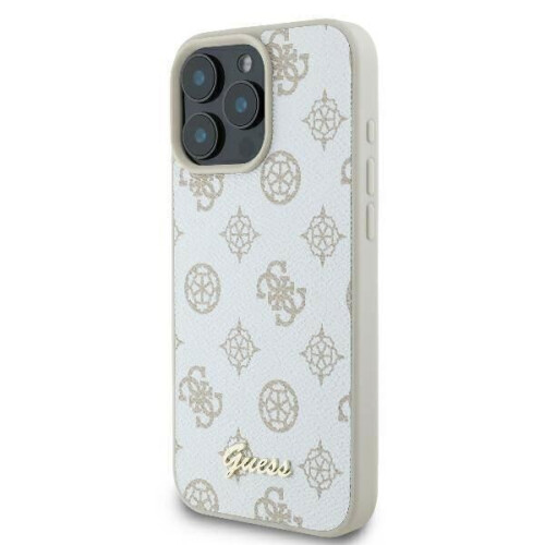 Guess Guess Peony Script Logo Case with MagSafe for iPhone 16 Pro Max 6.9" White 1