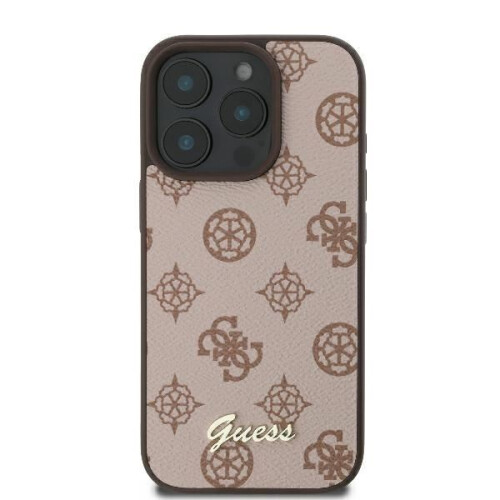 Guess Guess Peony Script Logo Case with MagSafe for iPhone 16 Pro Max 6.9" Brown 2
