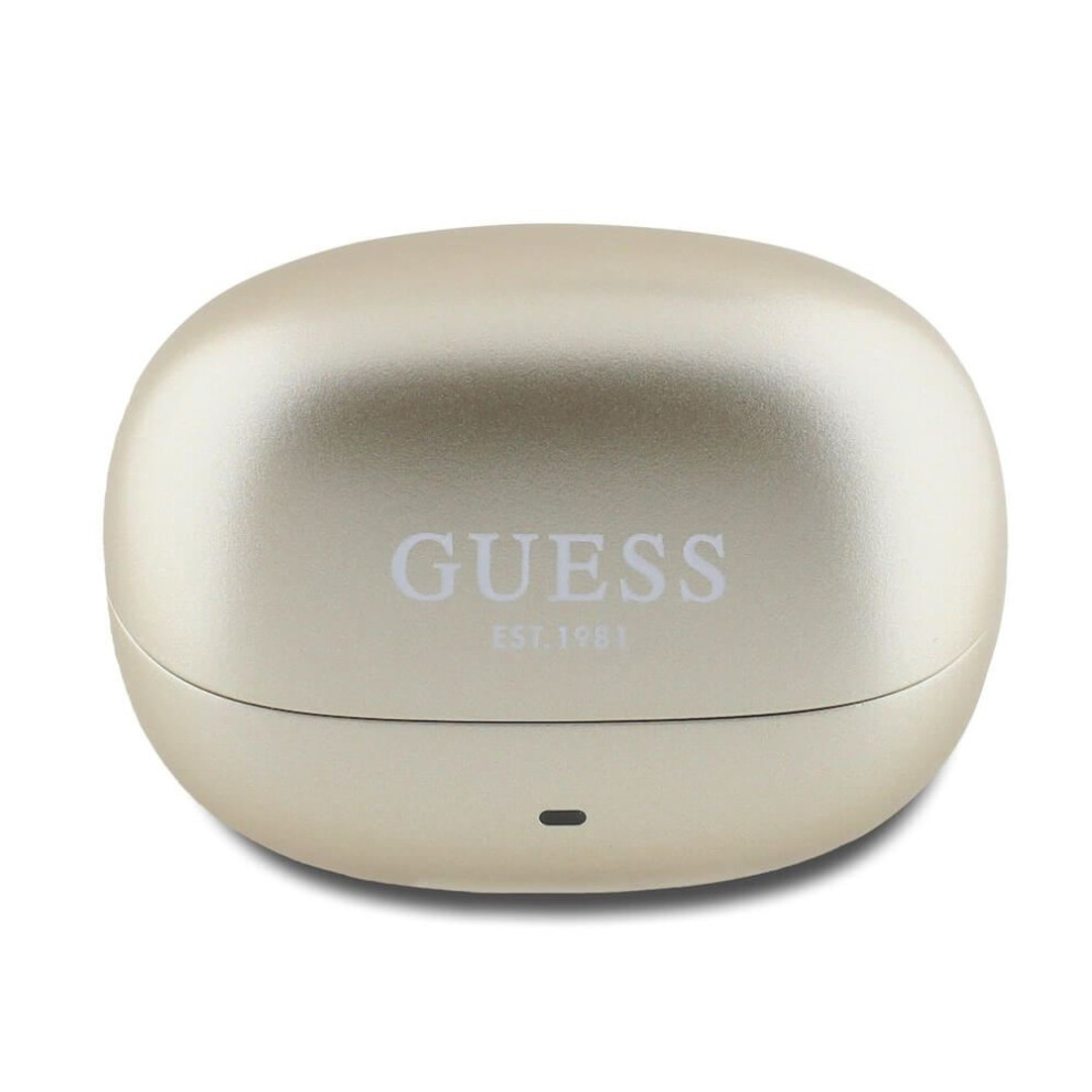 Guess Capsule ANC/ENC TWS Wireless Earbuds with Charging Case Gold - GUTWST88MCTGD-image-OPC-PFQTQK8-NEW