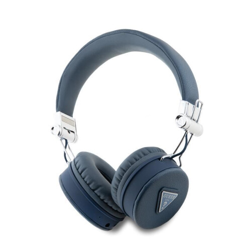 Guess Guess PU Grained Triangle Logo ENC Wireless 3241 Blue - GUBH70PGTSPSB