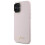 Guess Guess Script Metal Logo & Frame Silicone Case for iPhone 16 6.1" Pink - GUHCP16SSMBSLP 2