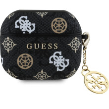 Guess PU 4G Peony Charm Case for Airpods 3 Black - GUA3P4RPEK