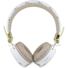 Guess 4G Triangle Round Shape ENC Bluetooth On Ear 3241 White - GUBH70E4PTMH