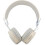 Guess Guess Grained Classic Round Shape Bluetooth On Ear ENC Headphone Beige - GUBH70PGTSPSE 3