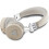 Guess Guess Grained Classic Round Shape Bluetooth On Ear ENC Headphone Beige - GUBH70PGTSPSE 2
