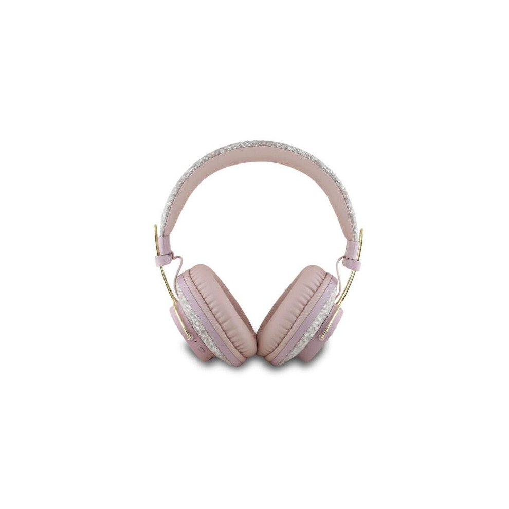 Guess 4G Big Metal Logo Bluetooth On Ear Enc Headphone Pink - Gubhs72p4fc4mp
