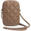 Guess Guess 4G Zip Quilted Universal Phone Pouch with Strap Brown - GUWBZPSQSSGW 4