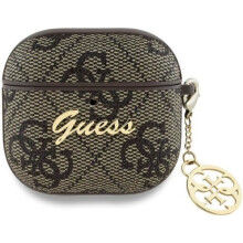 Guess 4G Charm Collection Case for AirPods 4 Brown - GUA4G4GSMW