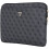 Guess Capa Guess 4G com zíper e logo triangular para laptop 14" (preto) 3