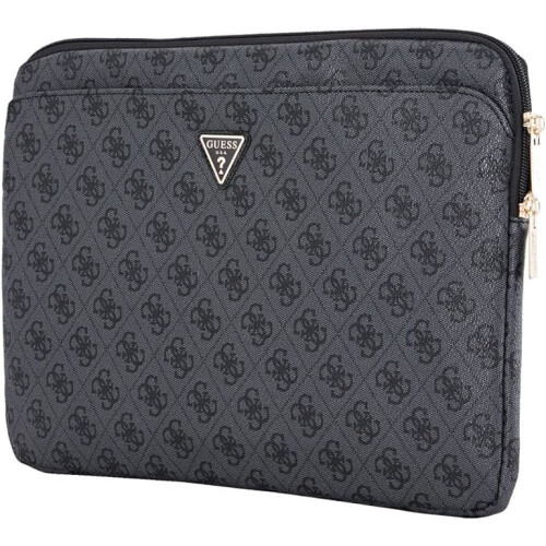 Guess Capa Guess 4G com zíper e logo triangular para laptop 14" (preto) 2