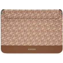 Guess Gcube Stripes Laptop Sleeve for 14" MacBook Brown - GUCS14HGCFSEW
