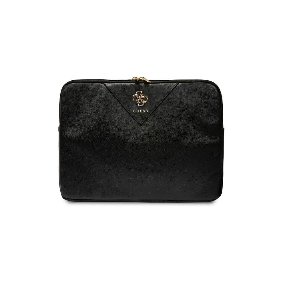 Guess Triangle 4G Laptop Sleeve For 14" Macbook Black - Gucs14zpgstegk