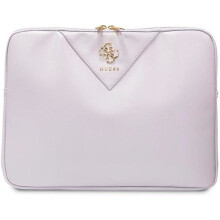 Guess Triangle 4G Laptop Sleeve for 14" Macbook Purple - GUCS14ZPGSTEGU