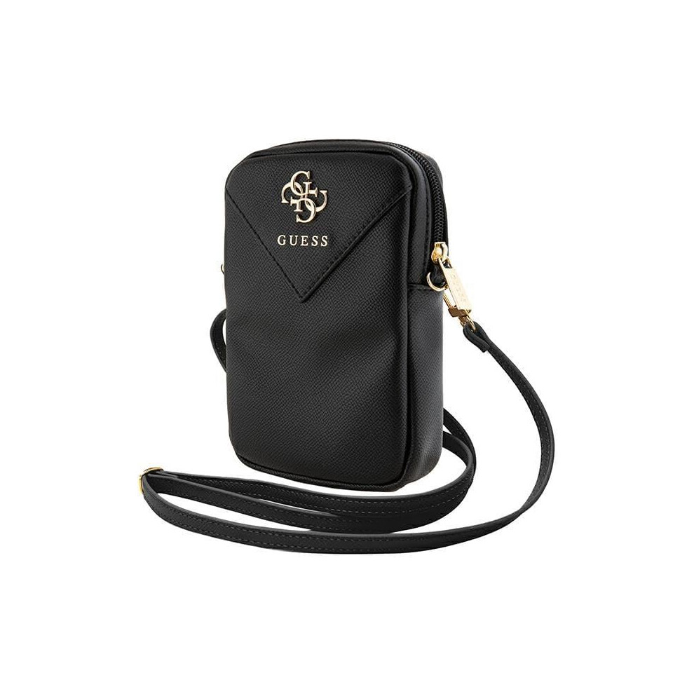 New Guess Women's Zip Triangle 10" 4G Tablet Bag - Guwbzpgstegk Black