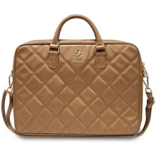 Guess Quilted 4G Bag for 16" Laptop Brown - GUCB15ZPSQSSGW