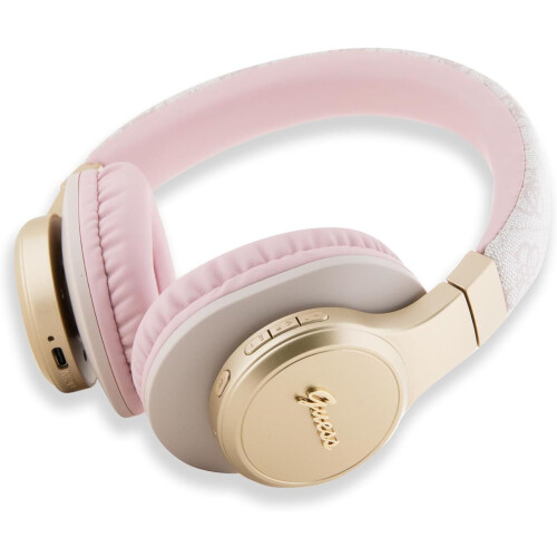 Guess Guess 4G Script On Ear Wireless 3241 Pink - GUBH604GEMP 1