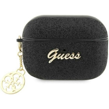 Guess Glitter Flake 4G Charm Collection for Airpods Pro 2 Black - GUAP2GLGSHK