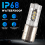 80W BA20D H6 witte 16 LED koplamp voor motorfiets/bromfiets/ATV 8