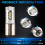 80W BA20D H6 witte 16 LED koplamp voor motorfiets/bromfiets/ATV 10