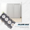 4Sets Sliding Door Rollers Pulleys Smoothly & Mute Nylon Wheels 5