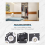4Sets Sliding Door Rollers Pulleys Smoothly & Mute Nylon Wheels 6