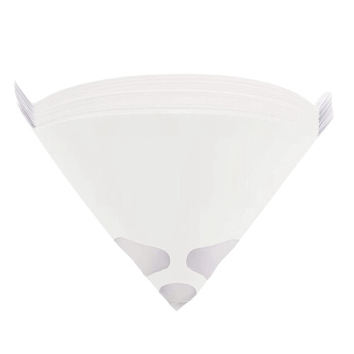 100 Pack Micrometre Cone Paint Strainers with Fine Nylon Mesh
