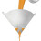 100 Pack Micrometre Cone Paint Strainers with Fine Nylon Mesh 5
