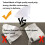 100 Pack Micrometre Cone Paint Strainers with Fine Nylon Mesh 6