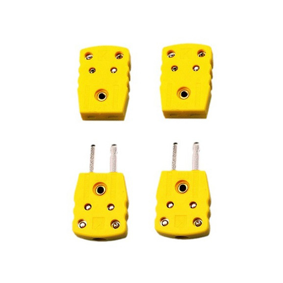 2 Pair K Type Male Female Thermocouple Plug Adapter Temperature 100C 4852820982426