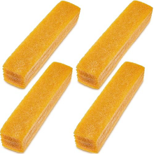 Set van 4 schuurpapierreinigingsstaven, 20 cm lang schuurmiddel, geschikt voor vuil, puin en het reinigen van schuurmachines