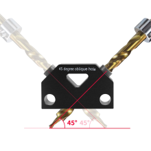 Pocket Hole Jig Kit-45 Punch Locator Angle Woodworking Tool