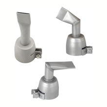 Heteluchtlasset 20 mm platte mondstukpunt brede mondbuis vervangende PVC-kunststofplaat