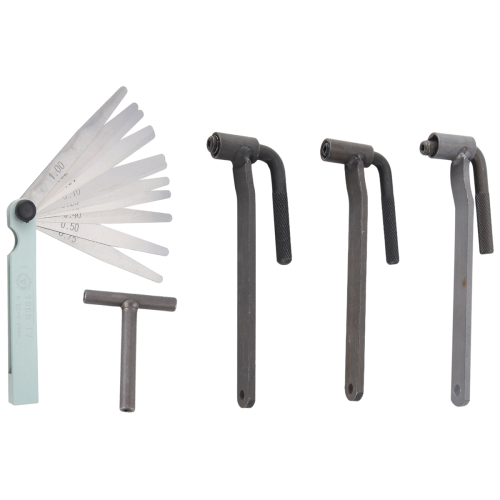 Motorcycle Engine Valve Adjustment Tool 0.1-2mm Feeler Gauge