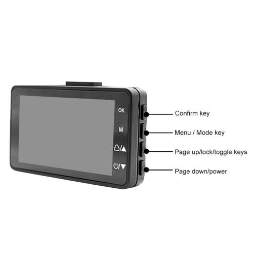 Motorcycle DVR Dash Camera with Front Rear 2