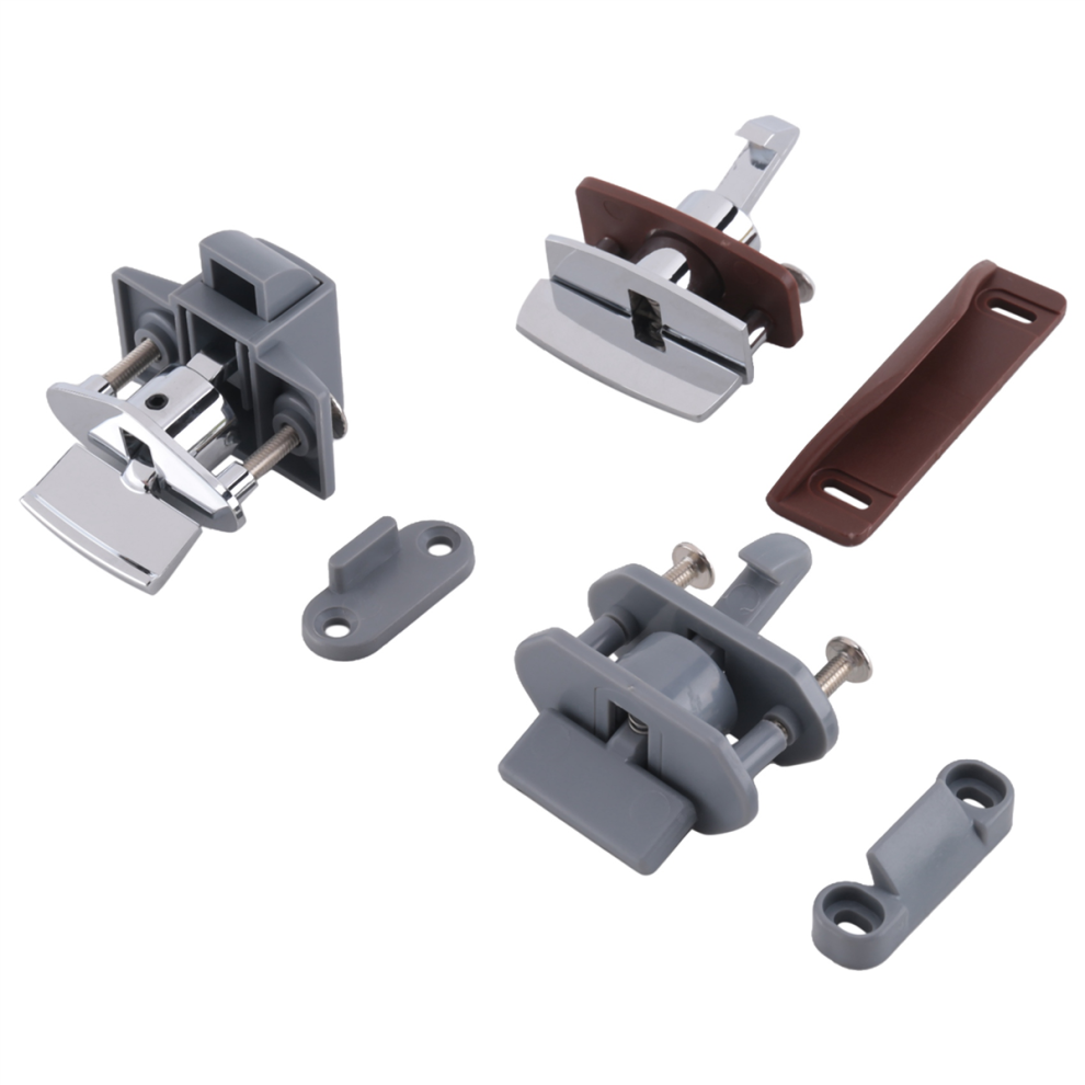 3Pcs Car Push Lock Rv Caravan Boat Motor Home Cabinet Drawer Latch 4852820994559