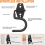 6 Pack Metal Garage Hooks, Heavy Duty S Hooks Tool Hangers 4
