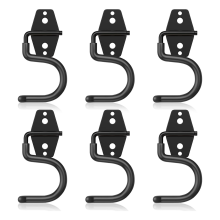 6 Pack Metal Garage Hooks, Heavy Duty S Hooks Tool Hangers