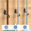 6 Pack Metal Garage Hooks, Heavy Duty S Hooks Tool Hangers 6