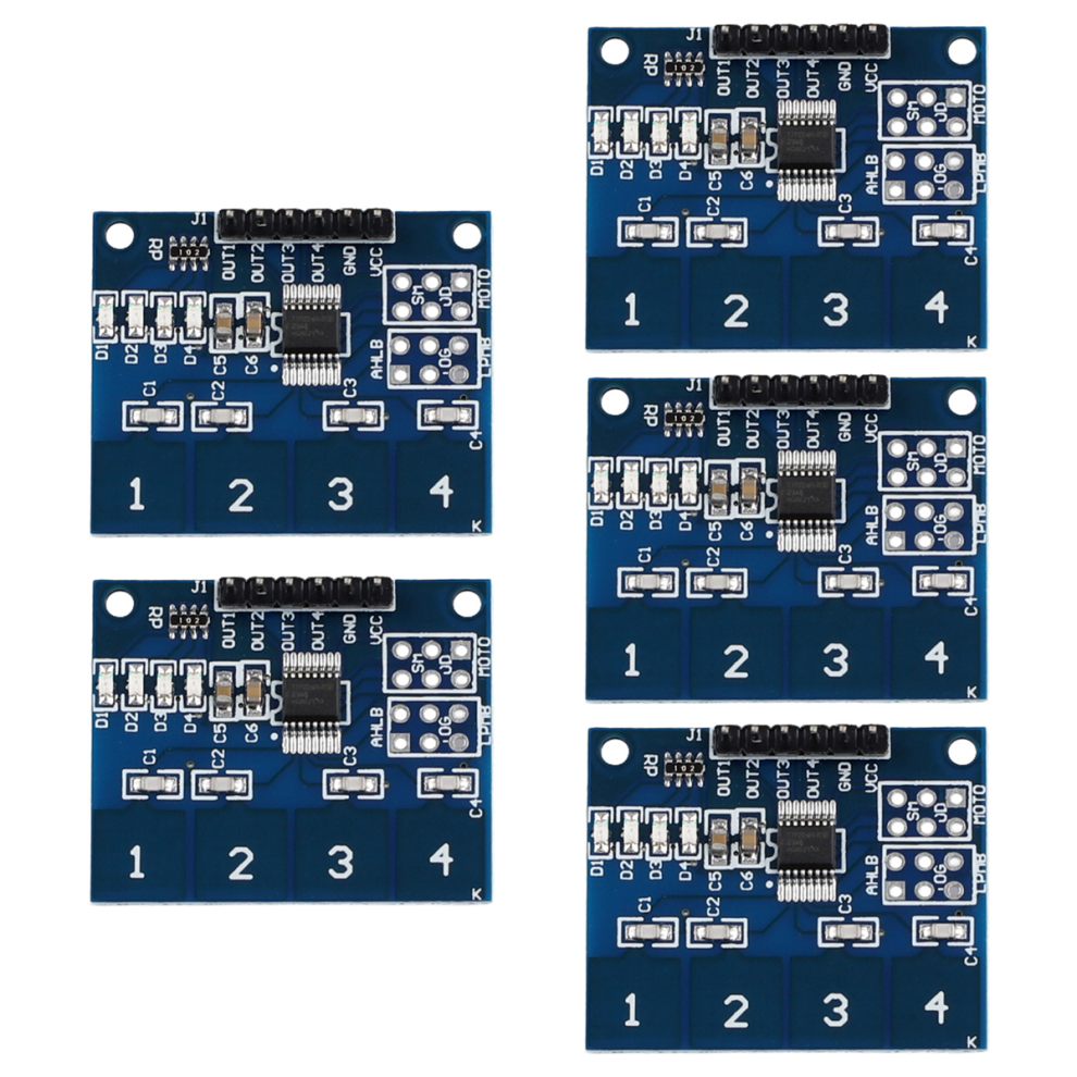 Ttp224 Capacitive 4 Channels Touch Switch Module Key Induction Ic 4852874514536