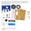 -077 FM Radio DIY Kit OLED Display Battery Rechargeable 6