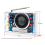 -077 FM Radio DIY Kit OLED Display Battery Rechargeable 9