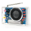 -077 FM Radio DIY Kit OLED Display Battery Rechargeable 4