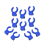 30PCS 3D Printer Pneumatic Connector Clip 7