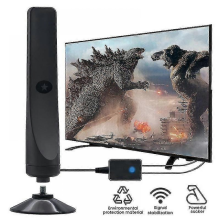 Rewave-Antenne, Saugnapf-TV-Antenne Plug-Play-Digital-TV-Antenne 50-Meilen-Reichweite Kanäle Universal