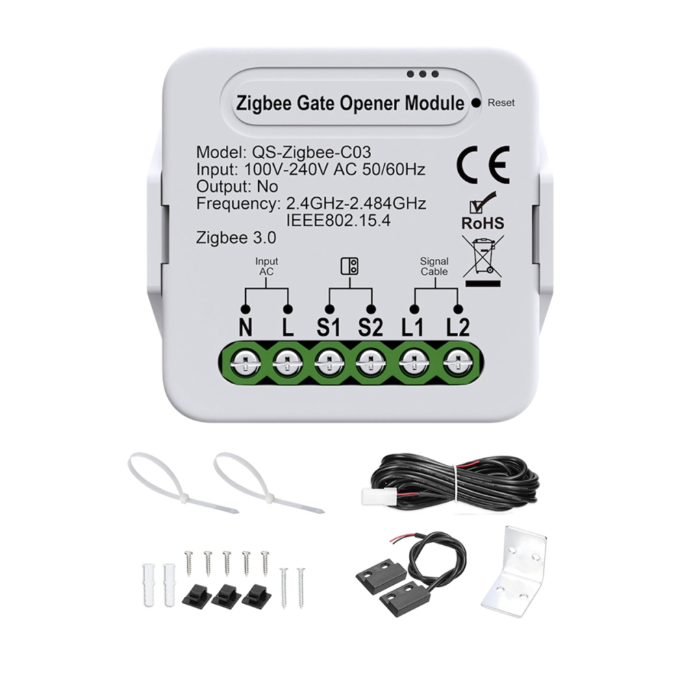 Smartzigbee Garage Door Opener - Remote Control Gate Accessory 4852874526027